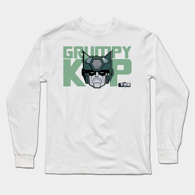 Grumpy Kup Long Sleeve T-Shirt by dann